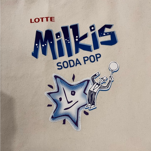 Milkis canvas tote bag, NEW - Picture 2 of 5